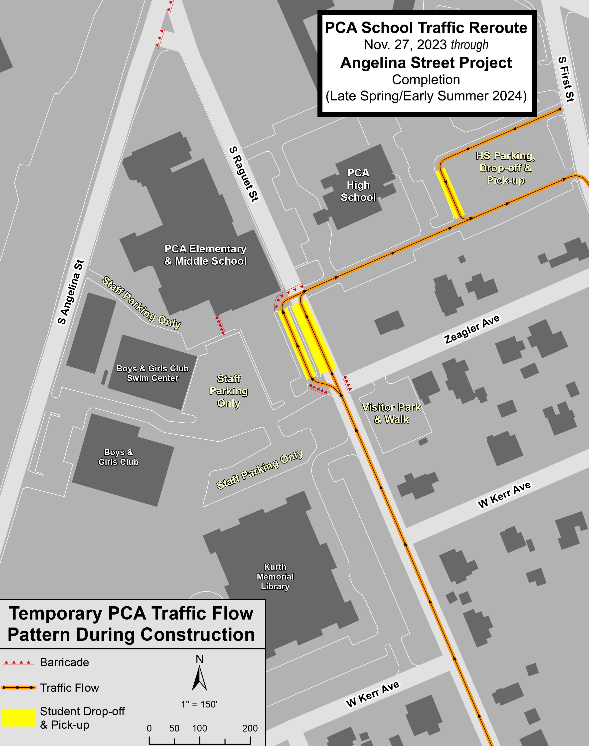 Nov. 27- project completion PCA traffic reroute map - Copy